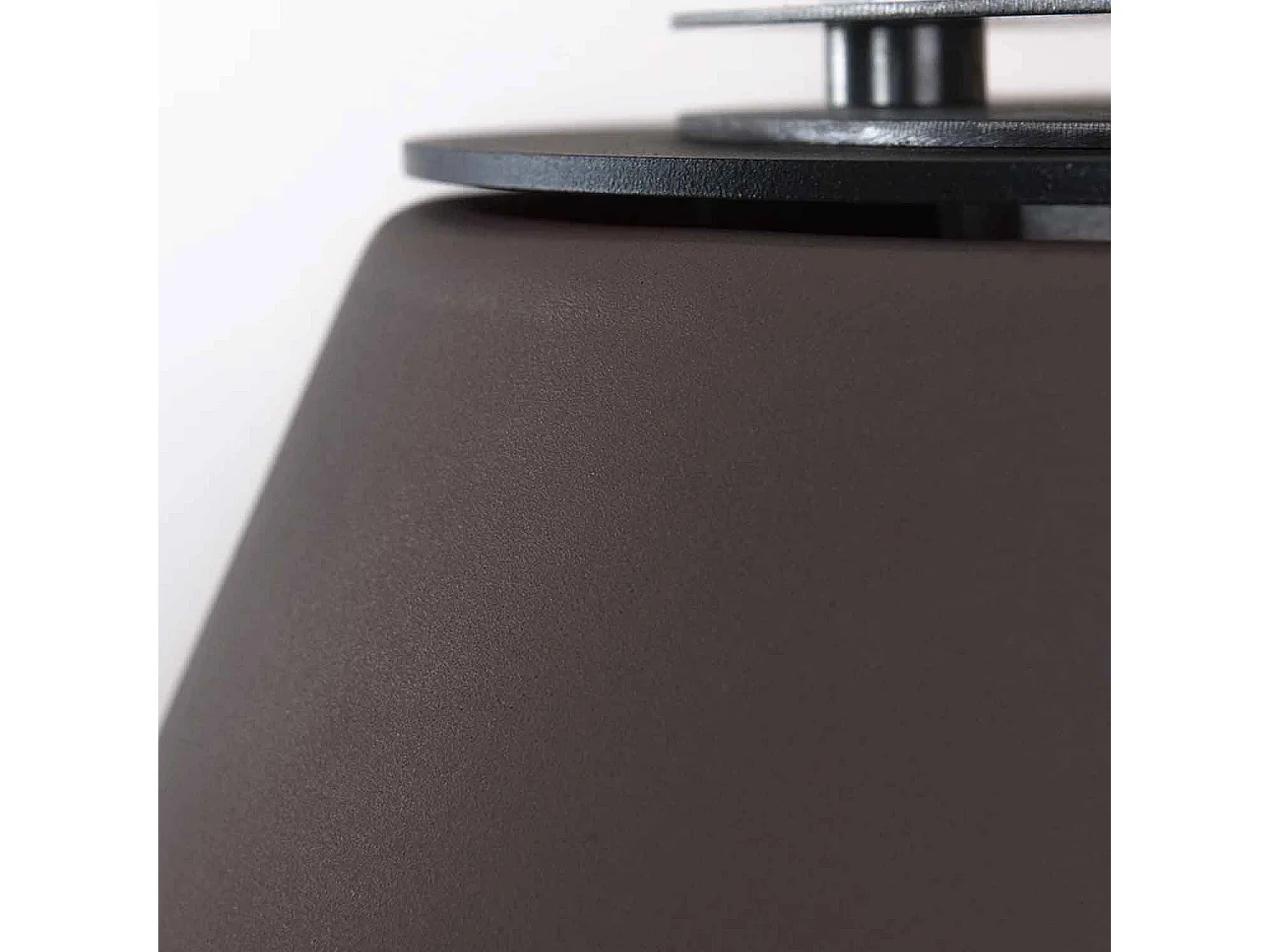 Stromboli - Cheminée au bioéthanol de sol ø 60xH56 cm, taupe