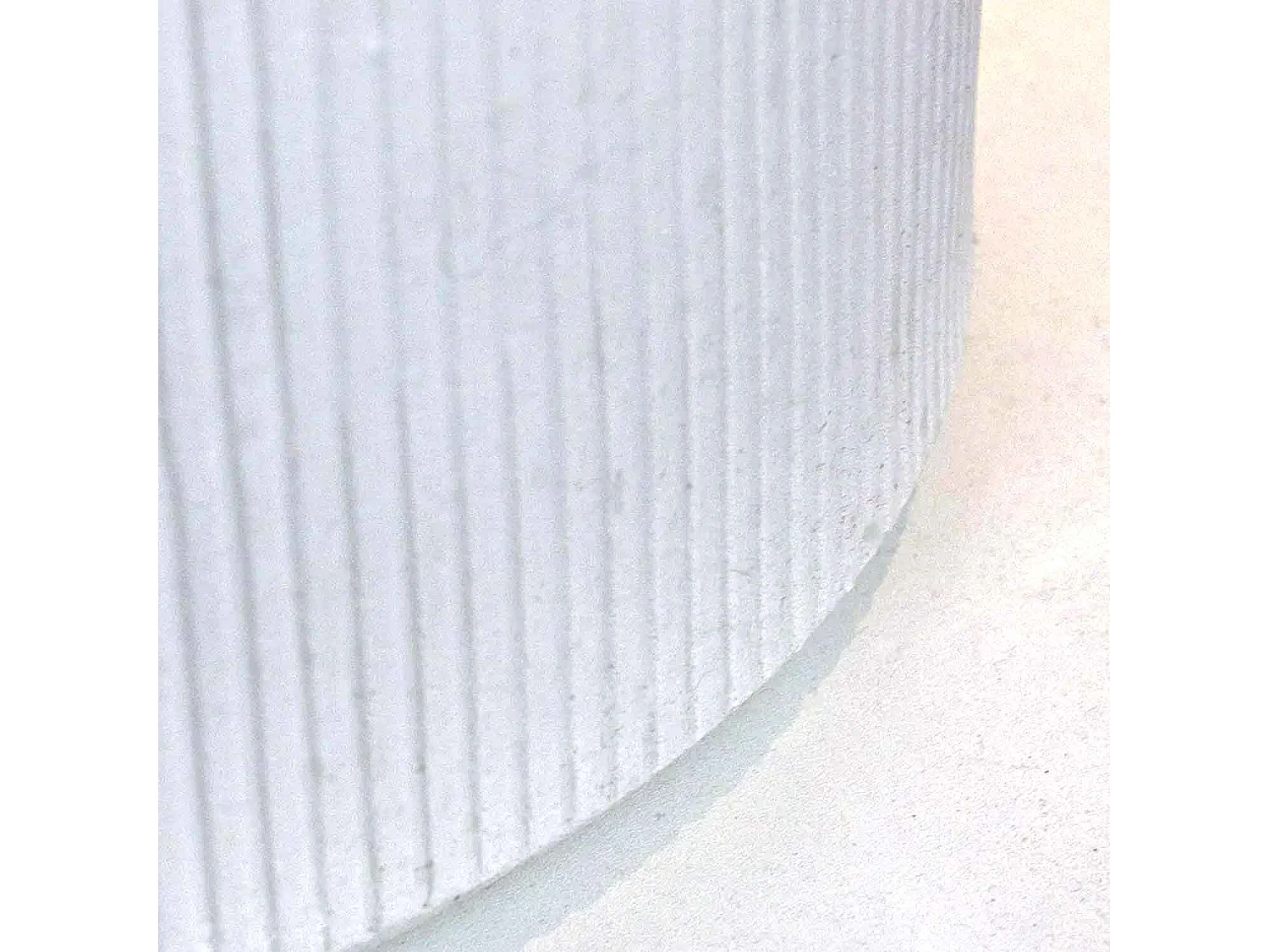 Modigliani - Chimenea de bioetanol de suelo ø 36xH56 cm, blanco