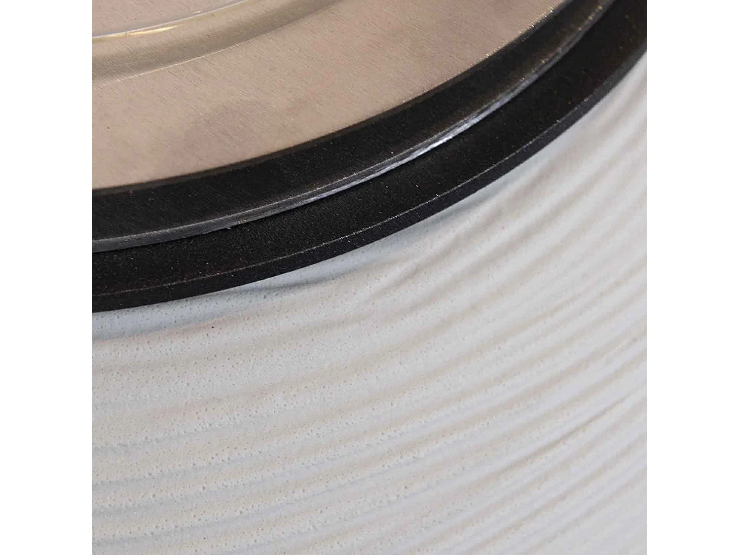 Botticelli - Cheminée au bioéthanol de sol ø 40xH54 cm, blanc