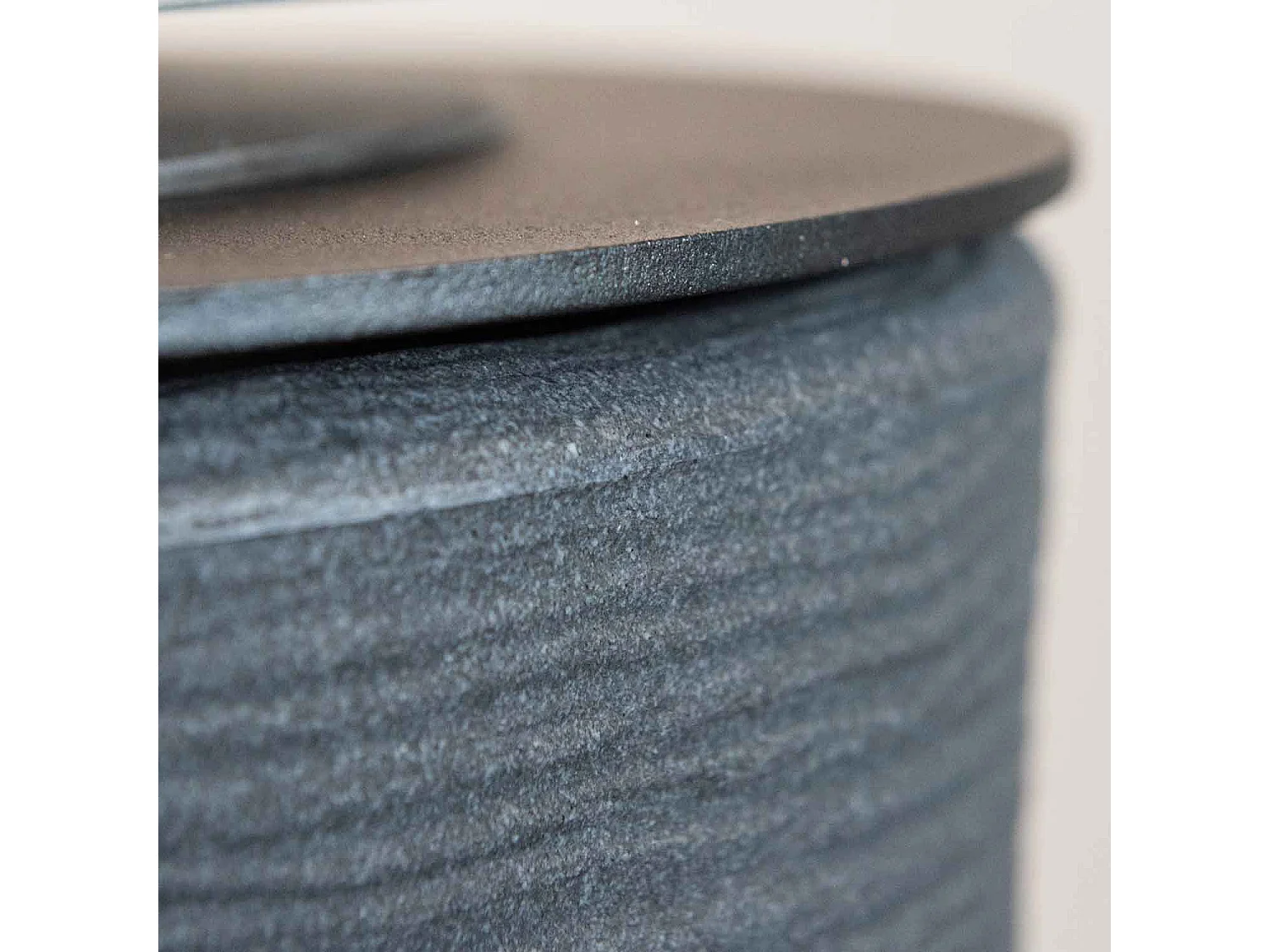 Raffaello - Chimenea de bioetanol de suelo ø 35xH55 cm, gris