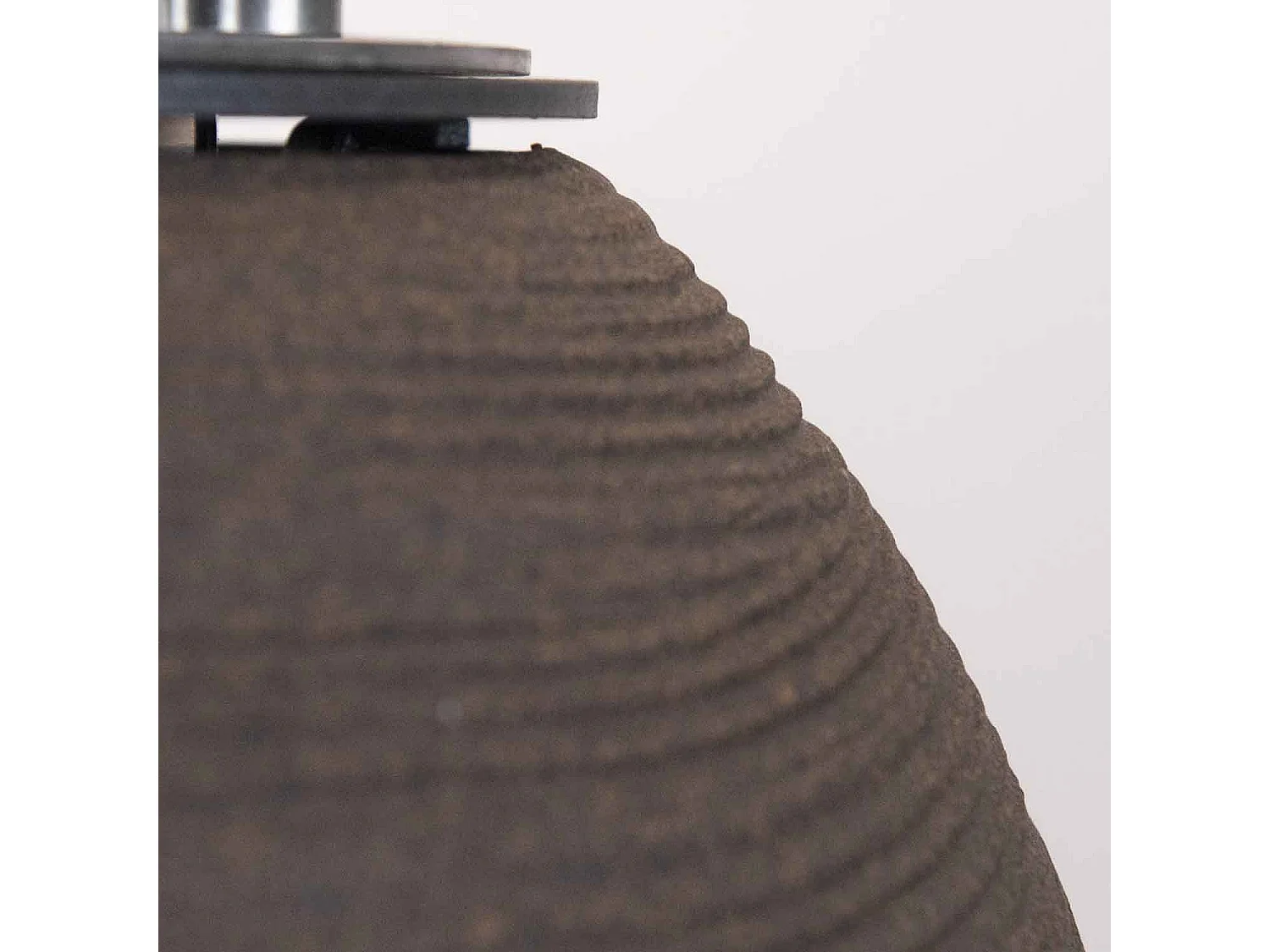 Botticelli - Cheminée au bioéthanol de sol ø 40xH54 cm, brun