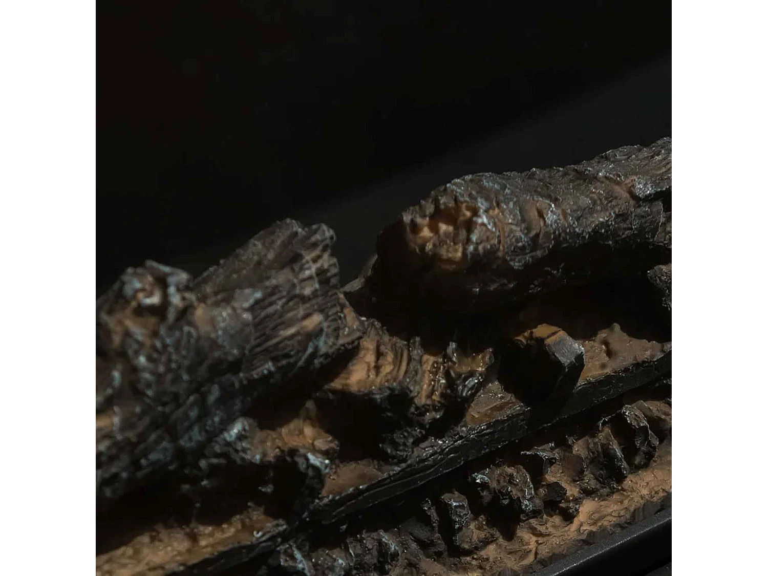 Madison - Chimenea eléctrica esquinera de suelo en madera 126x78xH83 cm, efecto llama, color blanco