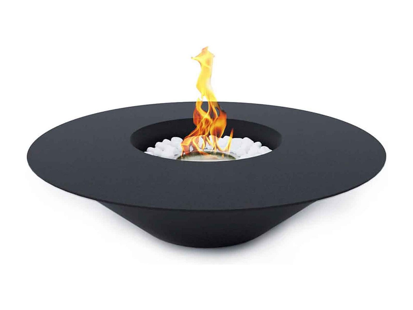 Köhko Coperchio Braciere Ø 80.5 Cm - Design Con Manico A Sfera, Patina Rugginosa, Per Bracieri 70-80 Cm - Foto 4