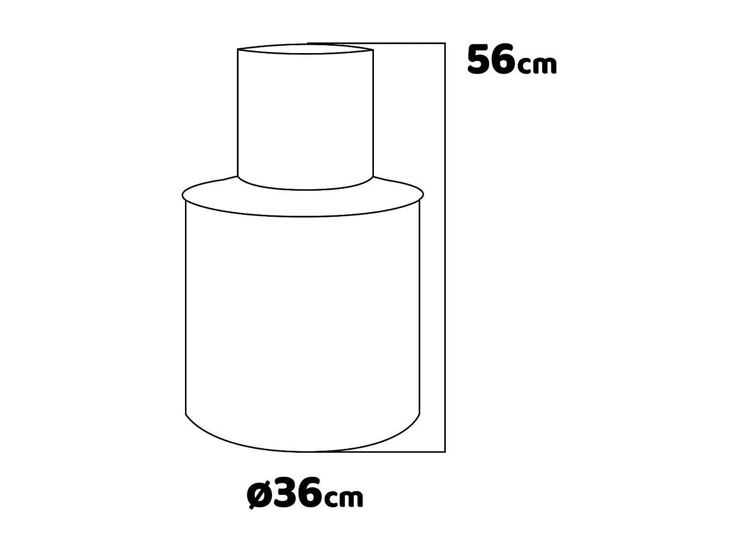Modigliani - Chimenea de bioetanol de suelo ø 36xH56 cm, gris