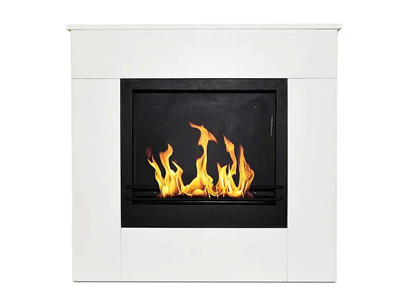 Michelangelo - Camino a bioetanolo da terra in legno 96x36xH90 cm