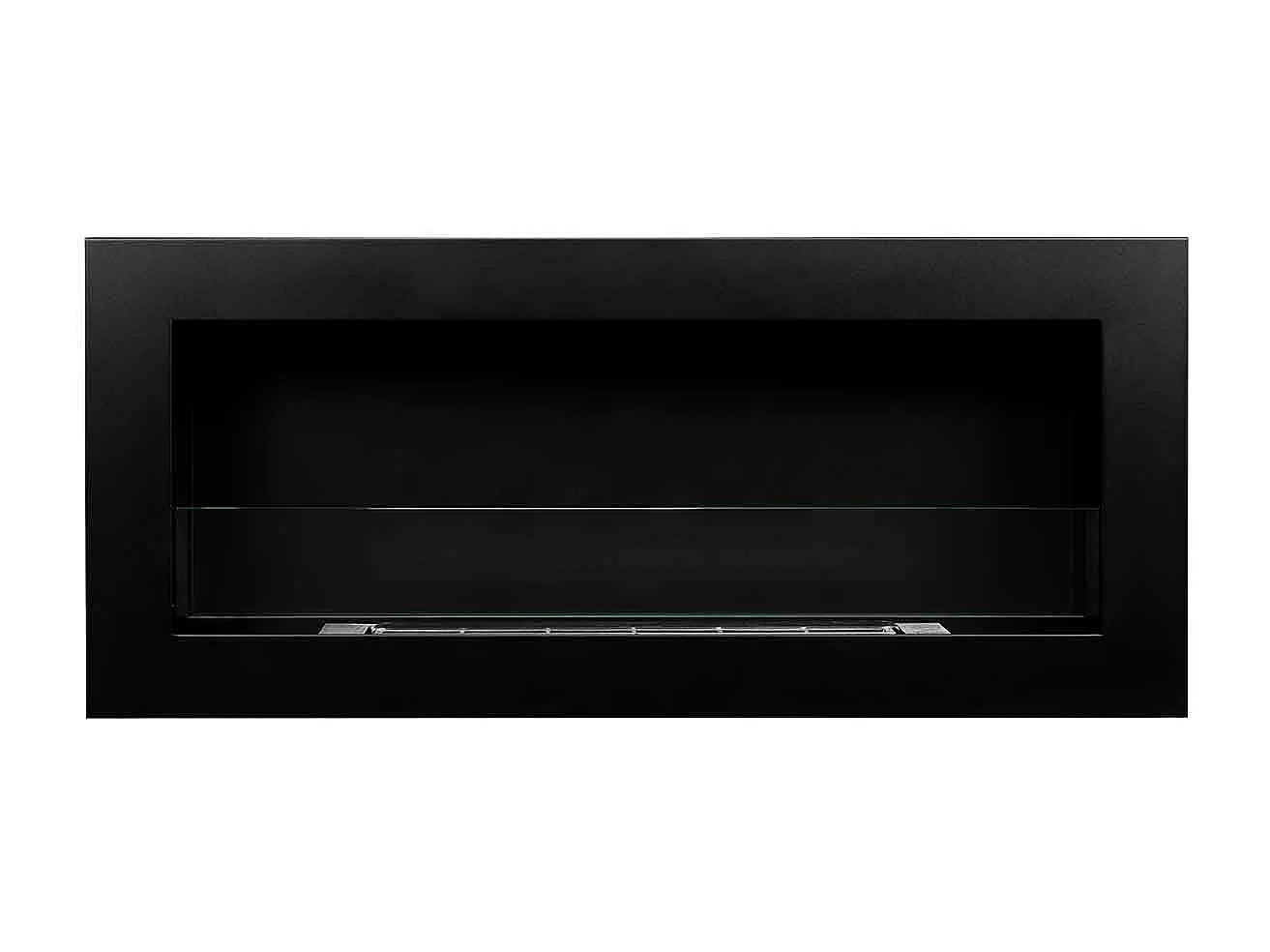 Livorno - Chimenea de bioetanol pared o de empotrar en pared 90x12xH40 cm