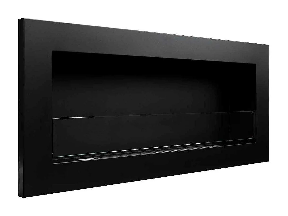 Livorno - Chimenea de bioetanol pared o de empotrar en pared 90x12xH40 cm