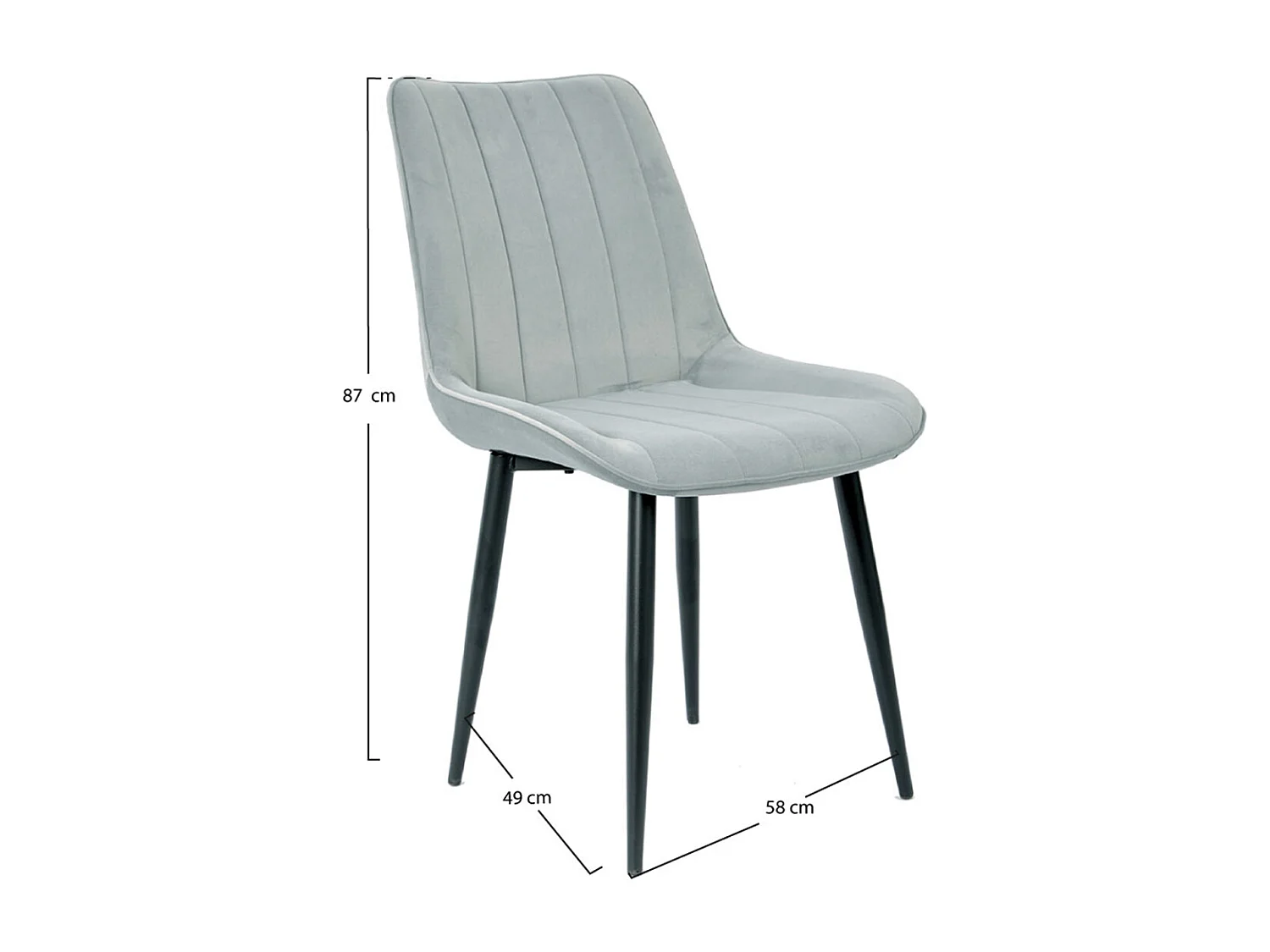 Sillas Comedor - Silla Tigrys - Gris