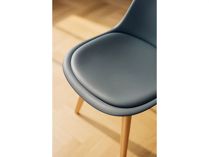 Sillas Comedor - Silla Dami - Gris oscuro