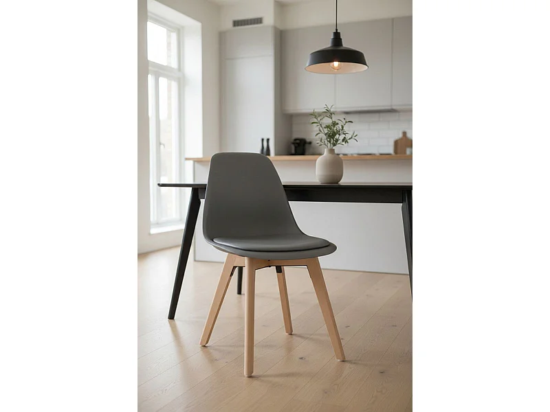 Sillas Comedor - Silla Dami - Gris oscuro