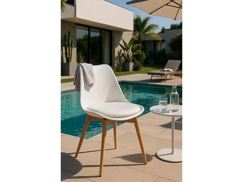 Sillas Comedor - Silla Raler - Blanco