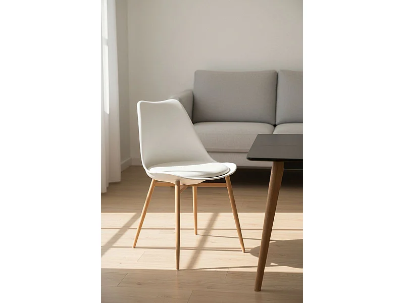 Sillas Comedor - Silla Raler - Blanco