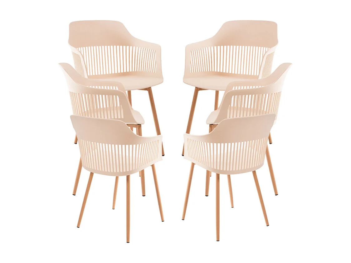 Packs Sillas Comedor - Pack 6 Sillas Lisy - Beige