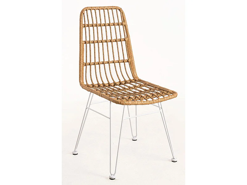 Sillas Comedor - Silla Natur - Blanco