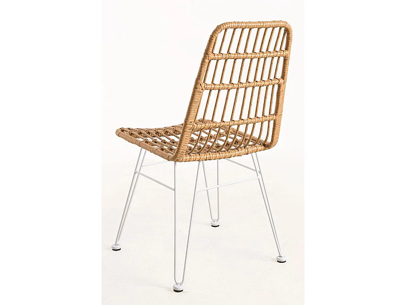 Sillas Comedor - Silla Natur - Blanco