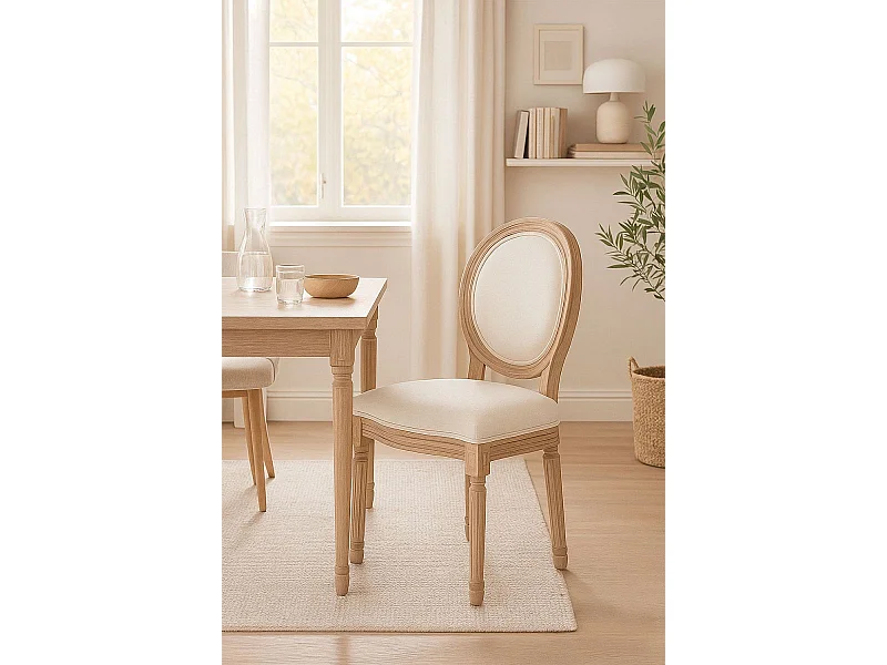 Sillas Comedor - Silla Palace - Crema