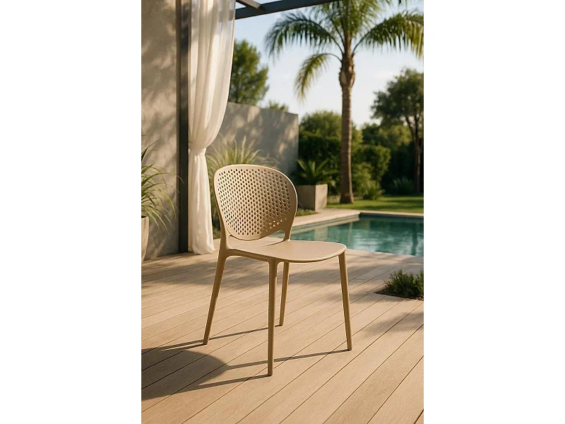 Sillas Jardín - Silla Brandi - Beige