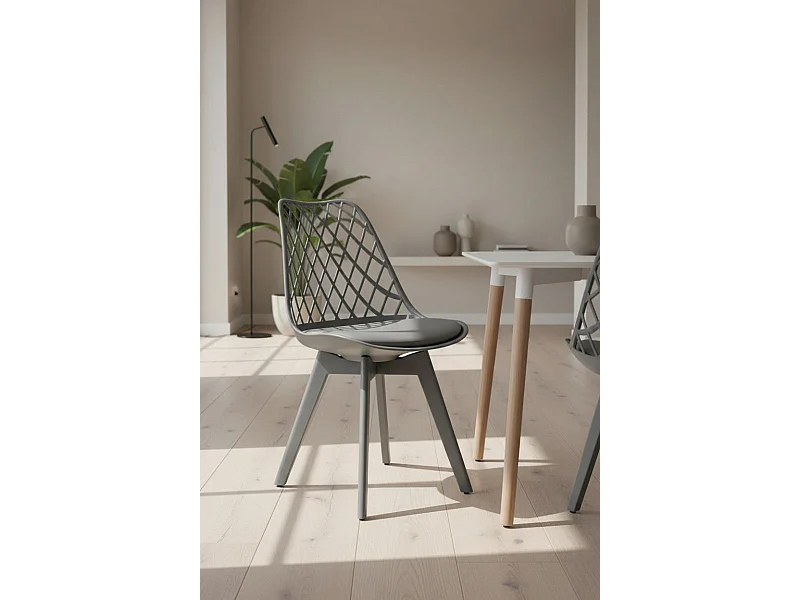 Sillas Comedor - Silla Mima Suprym - Gris oscuro