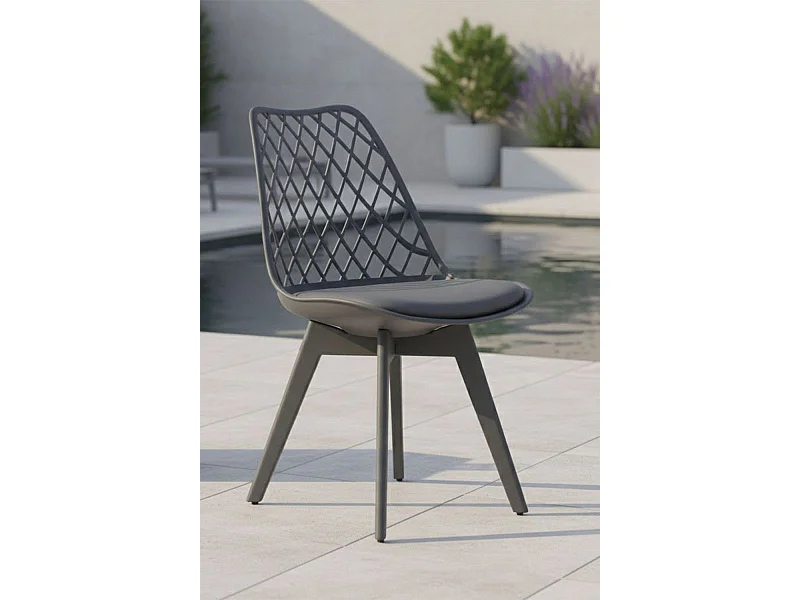Sillas Comedor - Silla Mima Suprym - Gris oscuro