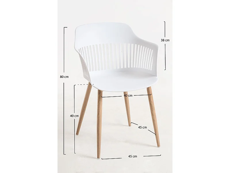 Sillas Comedor - Silla Lisy - Blanco