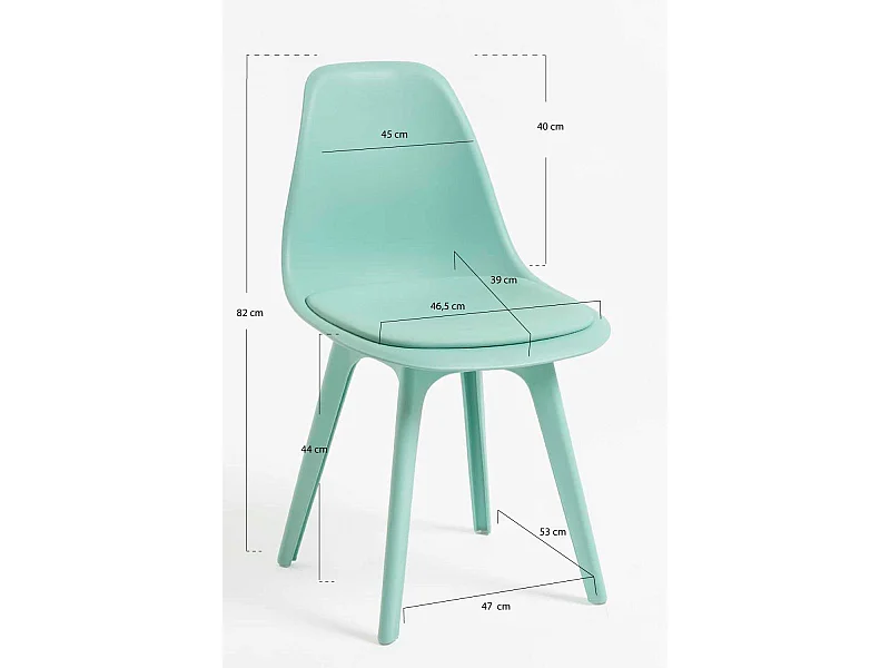 Sillas Comedor - Silla Dami Suprym - Celadón
