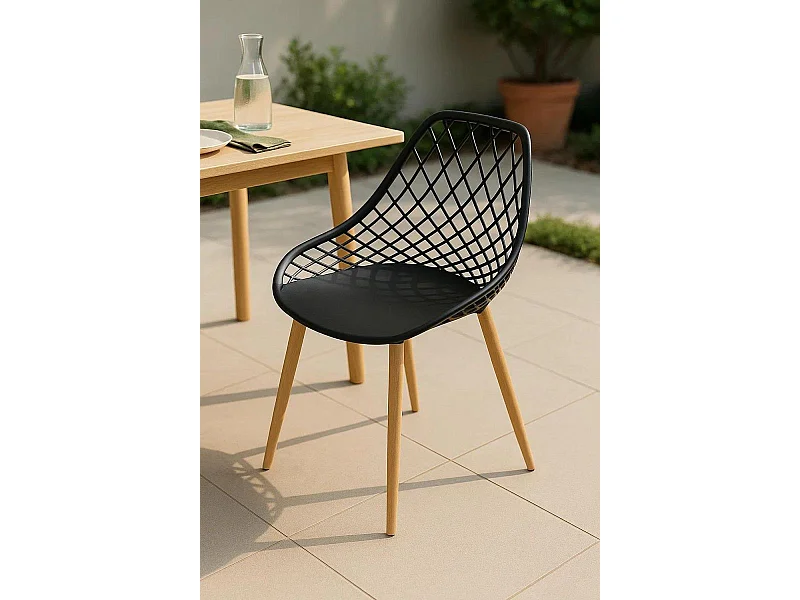 Sillas Comedor - Silla Net - Negro