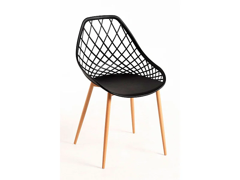 Sillas Comedor - Silla Net - Negro