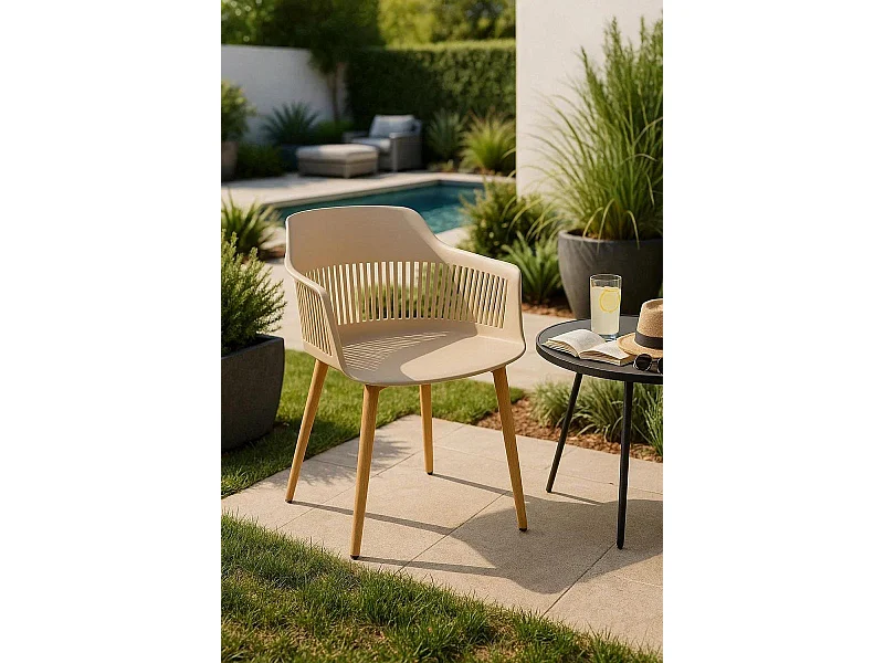 Sillas Comedor - Silla Lisy - Beige