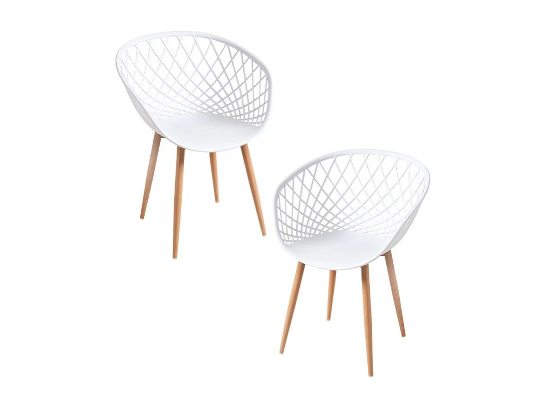 Packs Sillas Comedor - Pack 2 Sillas Vera - Blanco