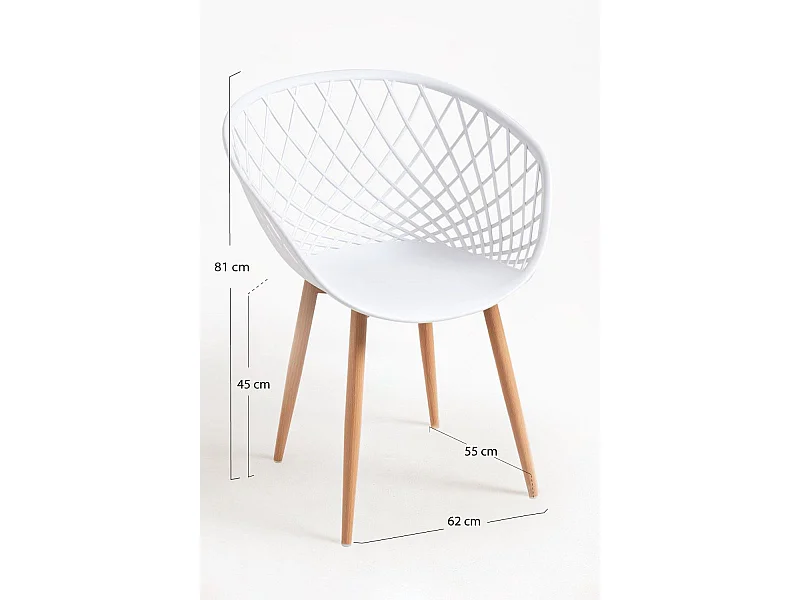Packs Sillas Comedor - Pack 2 Sillas Vera - Blanco