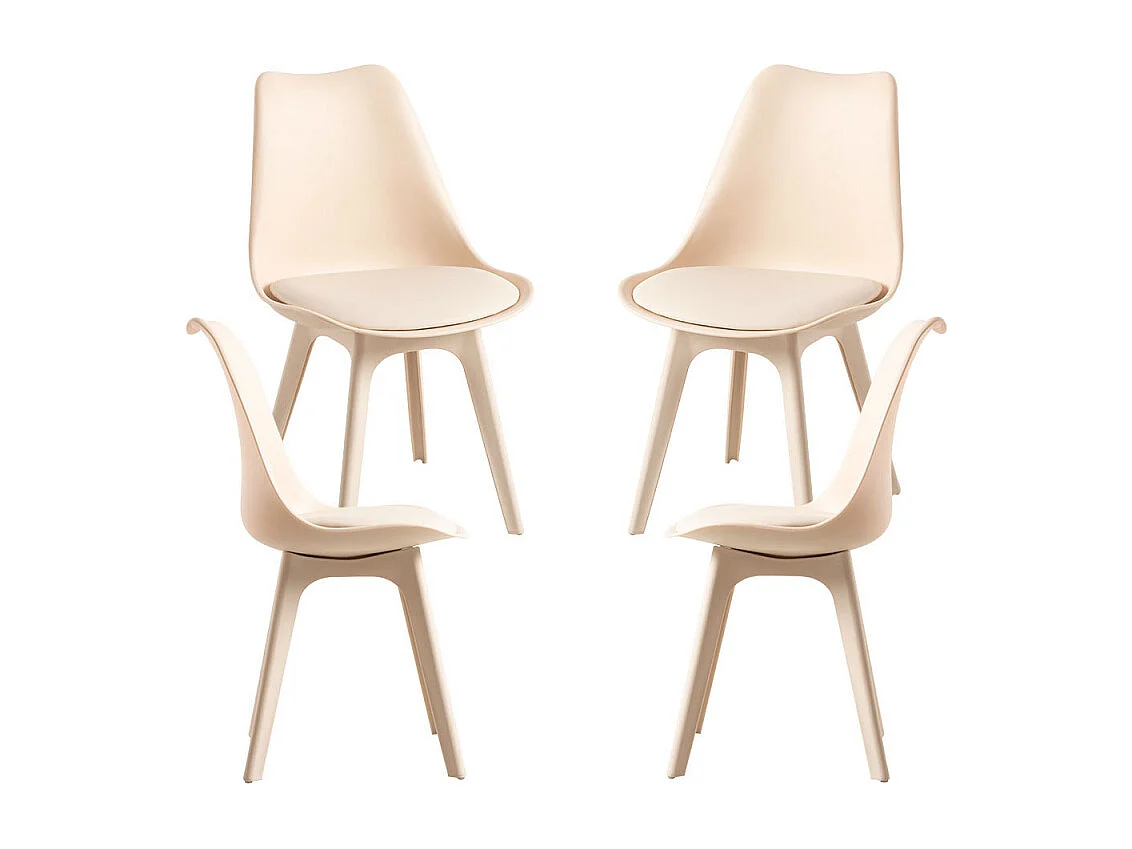 Packs Sillas Comedor - Pack 4 Sillas Synk Suprym - Beige