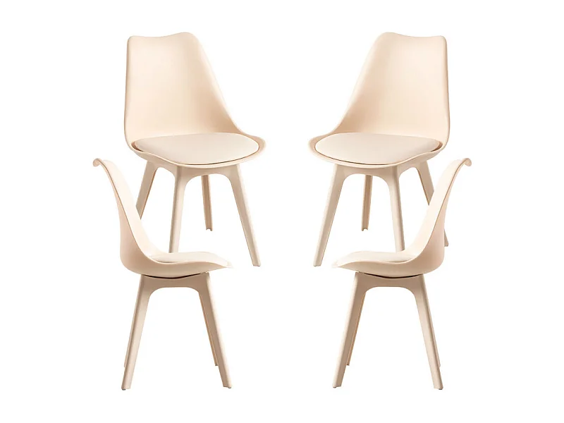 Packs Sillas Comedor - Pack 4 Sillas Synk Suprym - Beige