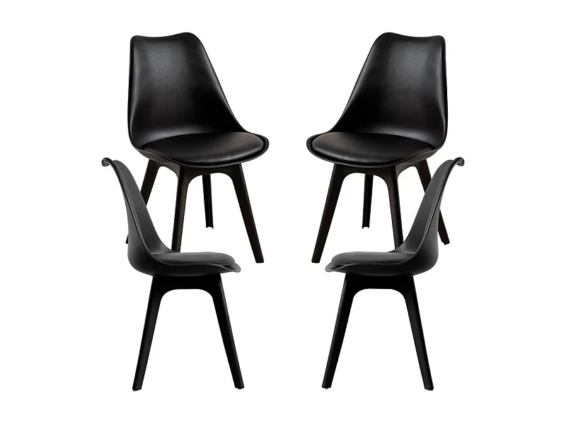 Packs Sillas Comedor - Pack 4 Sillas Synk Suprym - Negro