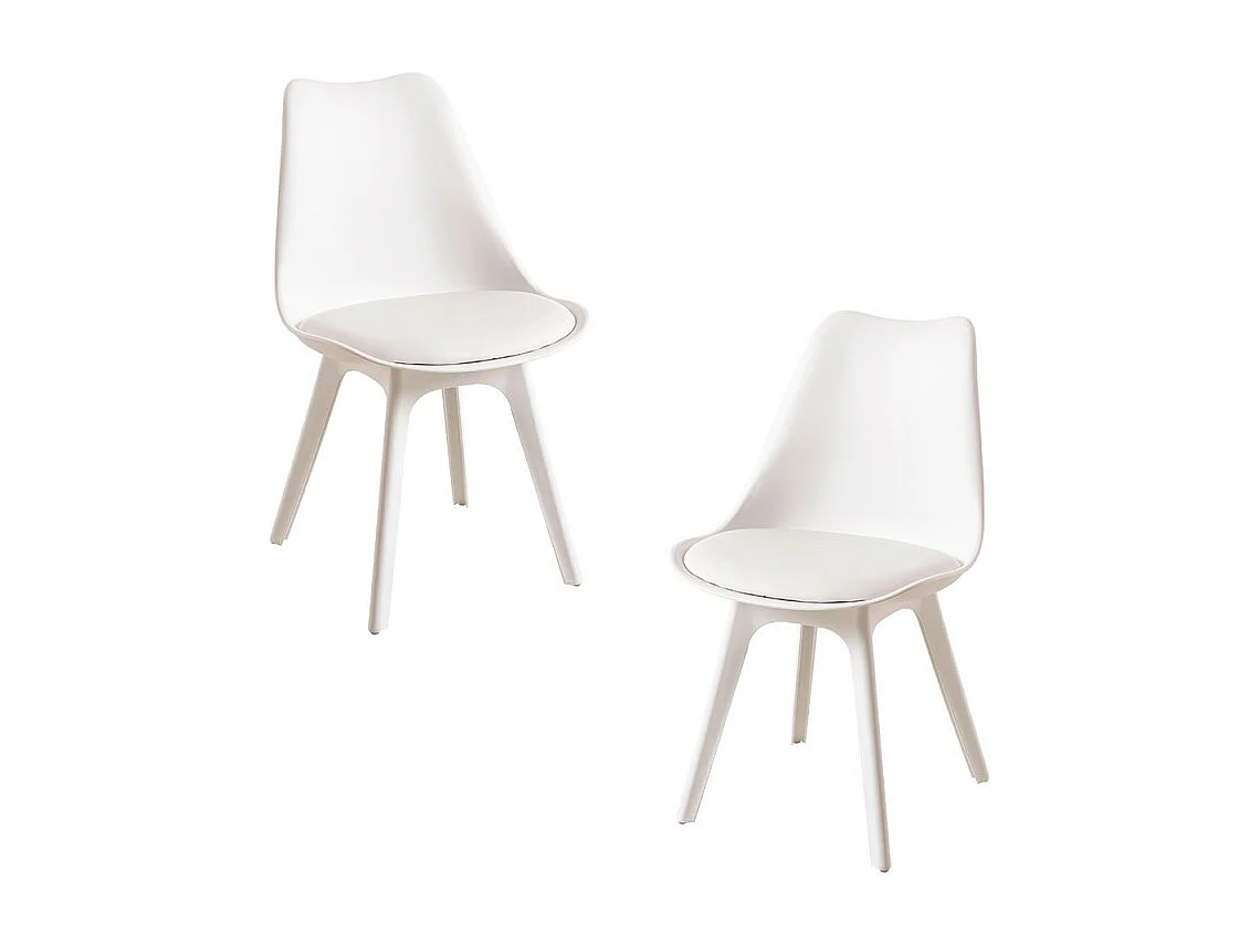 Packs Sillas Comedor - Pack 2 Sillas Synk Suprym - Blanco