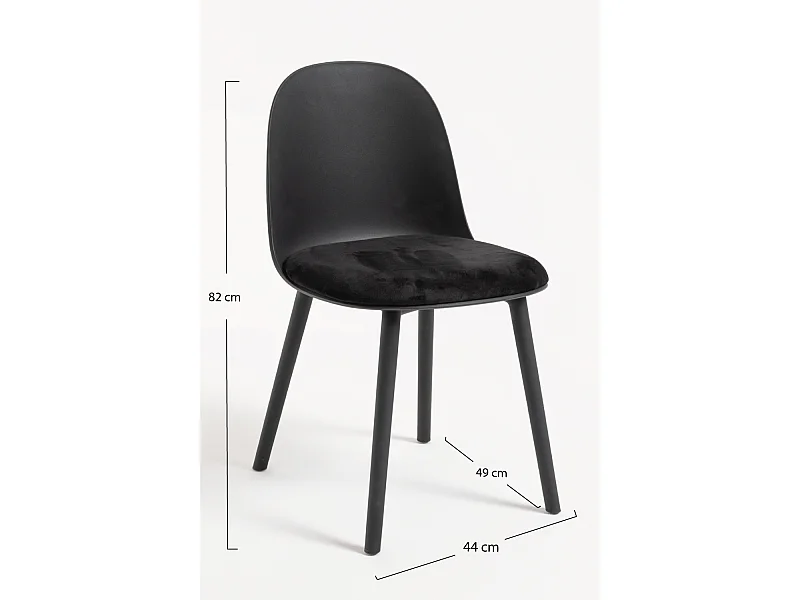 Sillas Comedor - Silla Ladny Suprym - Negro