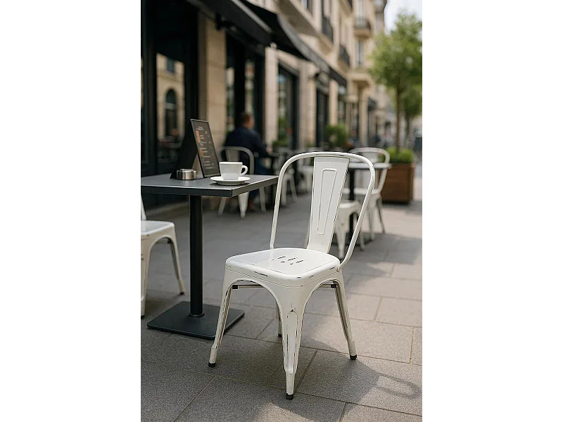 Sillas Comedor - Silla Torix Vintage - Blanco vintage