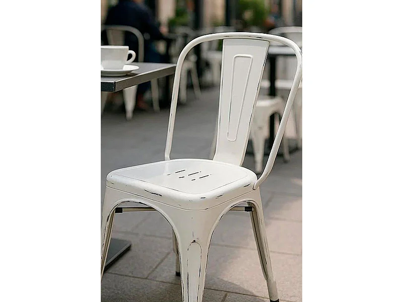 Sillas Comedor - Silla Torix Vintage - Blanco vintage