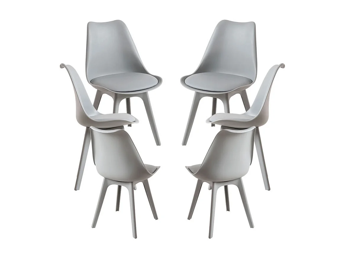 Packs Sillas Comedor - Pack 6 Sillas Synk Suprym - Gris claro