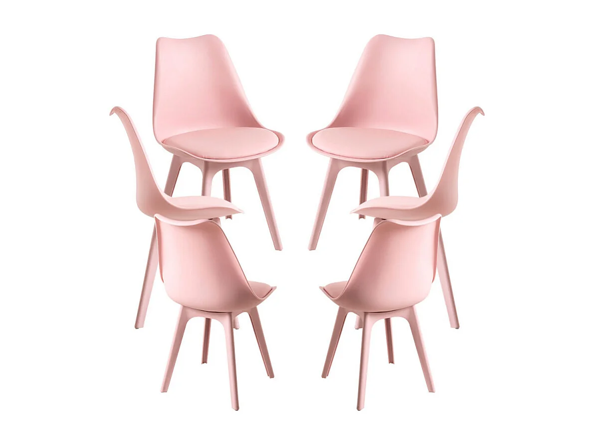 Packs Sillas Comedor - Pack 6 Sillas Synk Suprym - Rosa