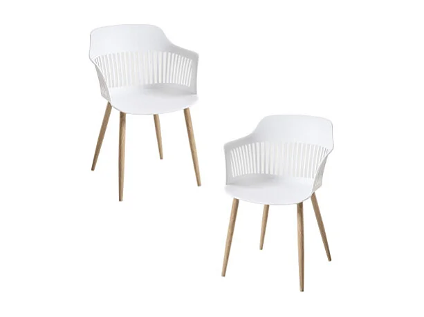 Packs Sillas Comedor - Pack 2 Sillas Lisy - Blanco