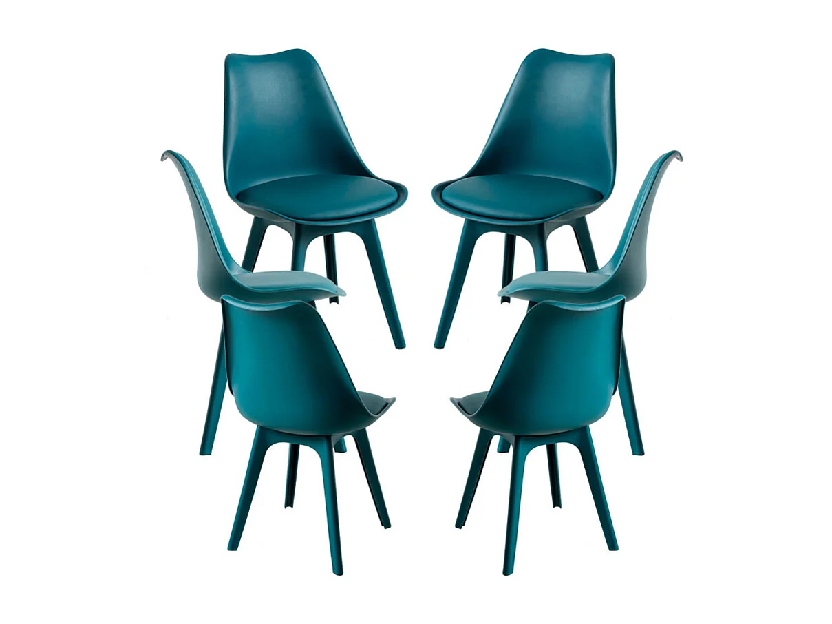 Packs Sillas Comedor - Pack 6 Sillas Synk Suprym - Verde azulado