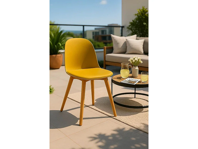 Sillas Comedor - Silla Munay - Amarillo