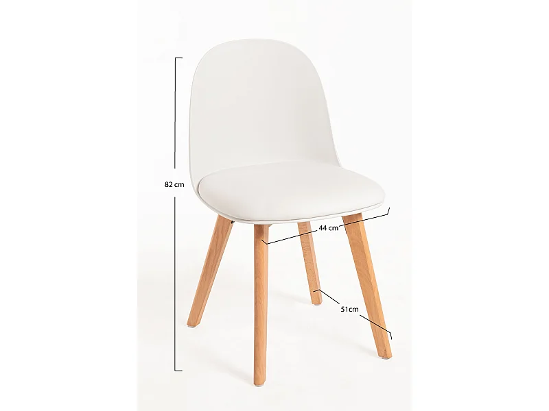 Sillas Comedor - Silla Munay - Blanco