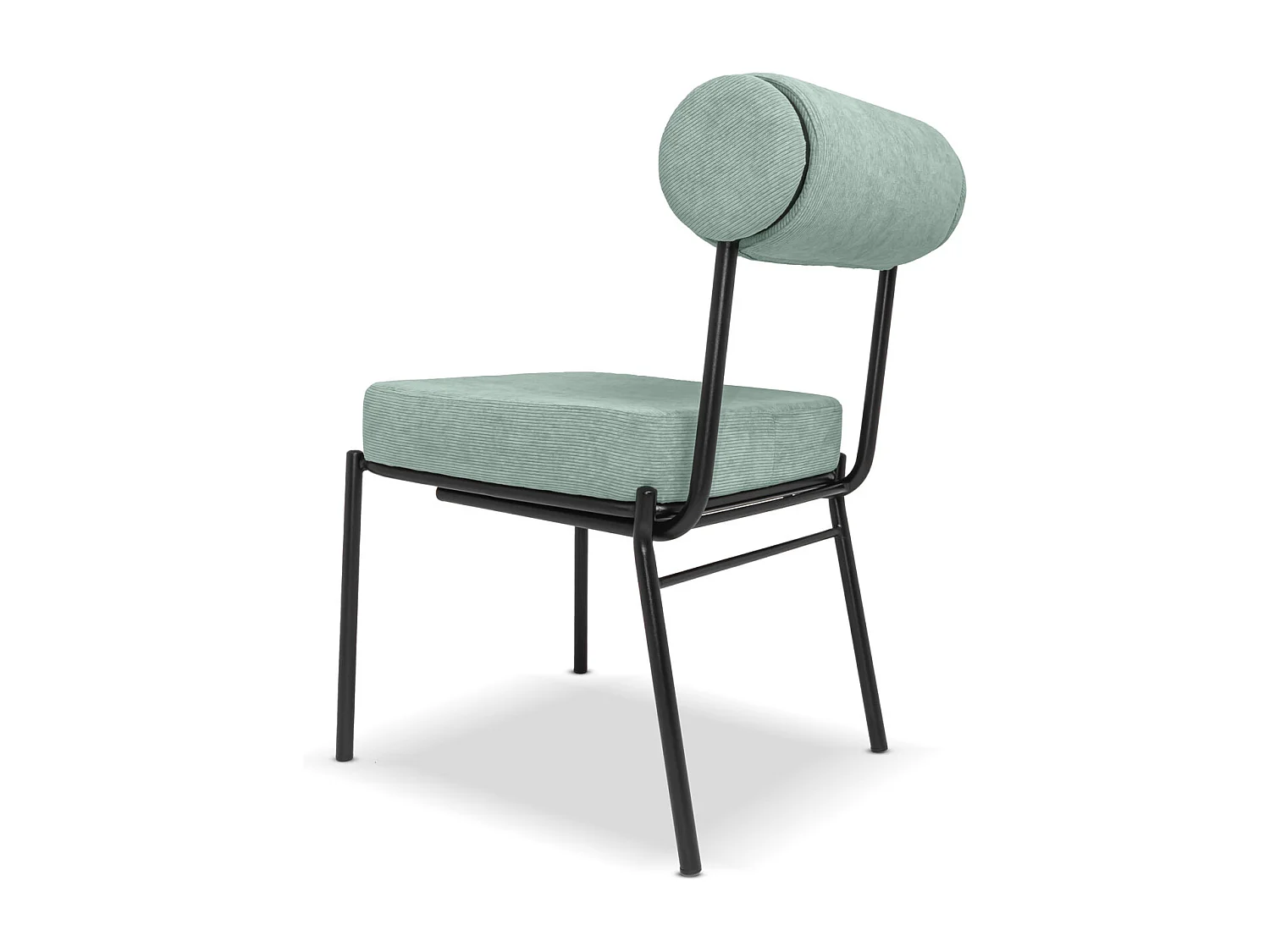 Jeju - Conjunto de 2 cadeiras de design em metal e veludo a custo