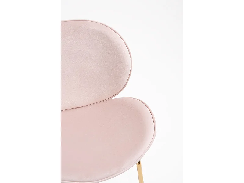 Sillas Comedor - Silla Garry Golden Terciopelo - Rosa claro