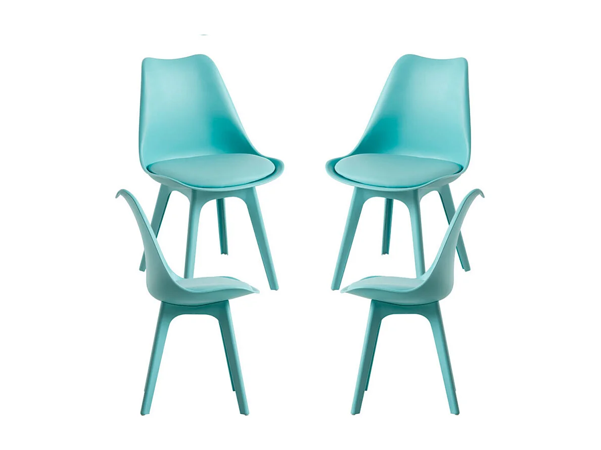 Packs Sillas Comedor - Pack 4 Sillas Synk Suprym - Aguamarina