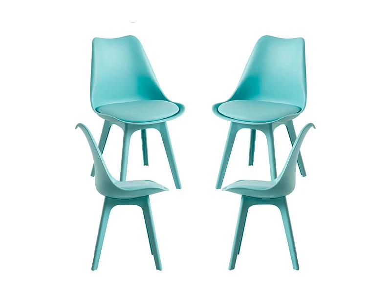 Packs Sillas Comedor - Pack 4 Sillas Synk Suprym - Aguamarina