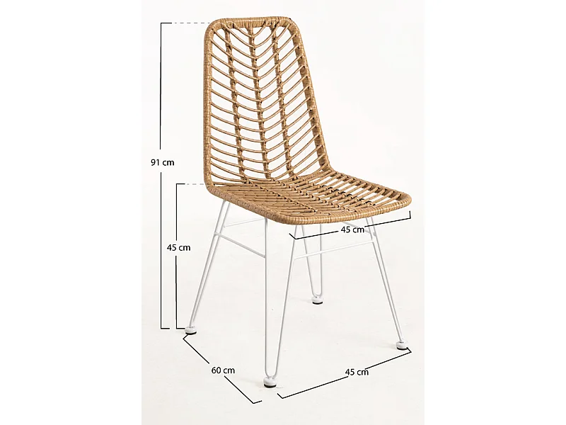 Sillas Comedor - Silla Nawel - Blanco