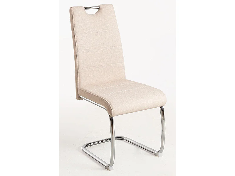Sillas Comedor - Silla Hallen Tela - Beige