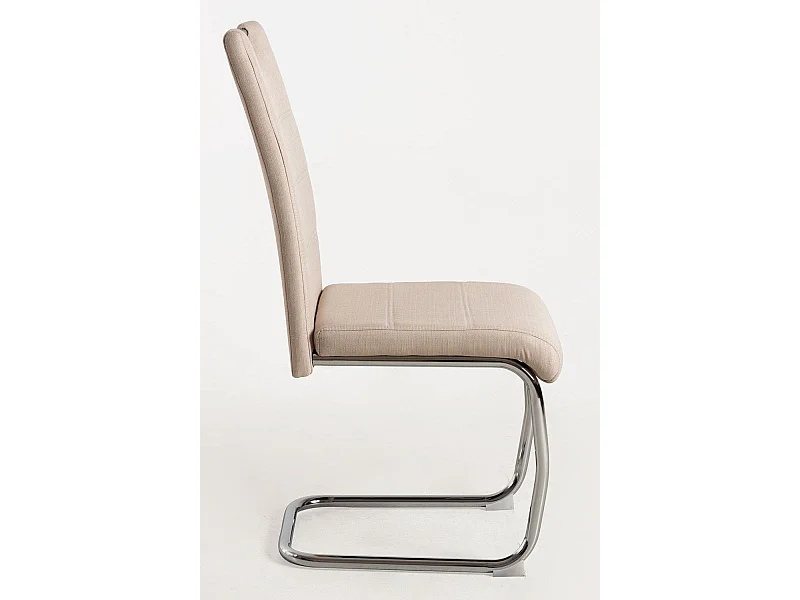 Sillas Comedor - Silla Hallen Tela - Beige